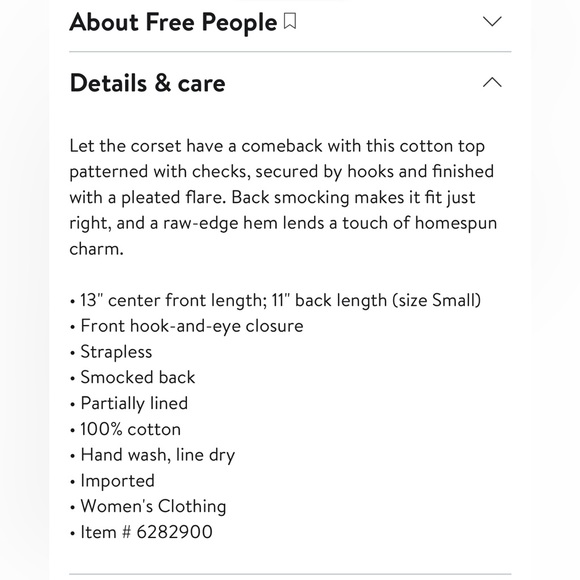 Free People Lights Out Corset Top - Picture 17 of 17